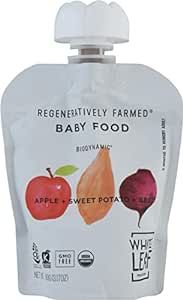 White Leaf Provisions Organic Apple Sweet Potato Beet Baby Food, 3.17 OZ