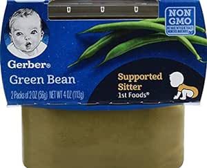 Gerber 1st Foods Supported Sitter, Green Beans, 4 oz