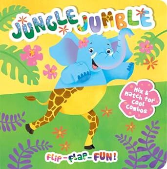 Jungle Jumble - Lift-a-Flap to Mix and Match - Children's Board Book
