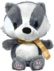 KIDS PREFERRED Harry Potter Hufflepuff Badger Plush Stuffed Animal with Yellow Stripped Scarf Hogwarts House Collectible for Babies, Toddlers, and Kids 6 Inches