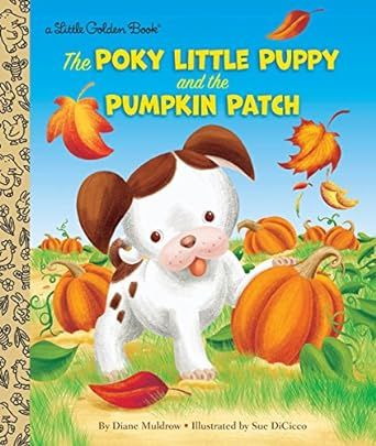The Poky Little Puppy and the Pumpkin Patch: A Fall and Halloween Book for Kids and Toddlers (Little Golden Book)
