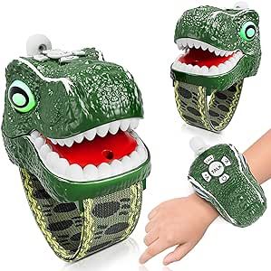 MLDKA Dinosaur Walkie Talkies for Kids 2 Pack Camping Gear T-Rex Outdoor Toys for Boys Girls Age 3-12 Year Old 3 Channel Long Range Birthday Gifts Christmas Stocking Stuffers
