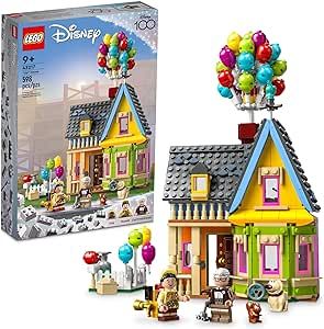 LEGO Disney and Pixar ‘Up’ House 43217 for Disney 100 Celebration, Disney Toy Set for Kids and Movie Fans Ages 9 and Up, a Fun for Disney Fans and Anyone who Loves Creative Play